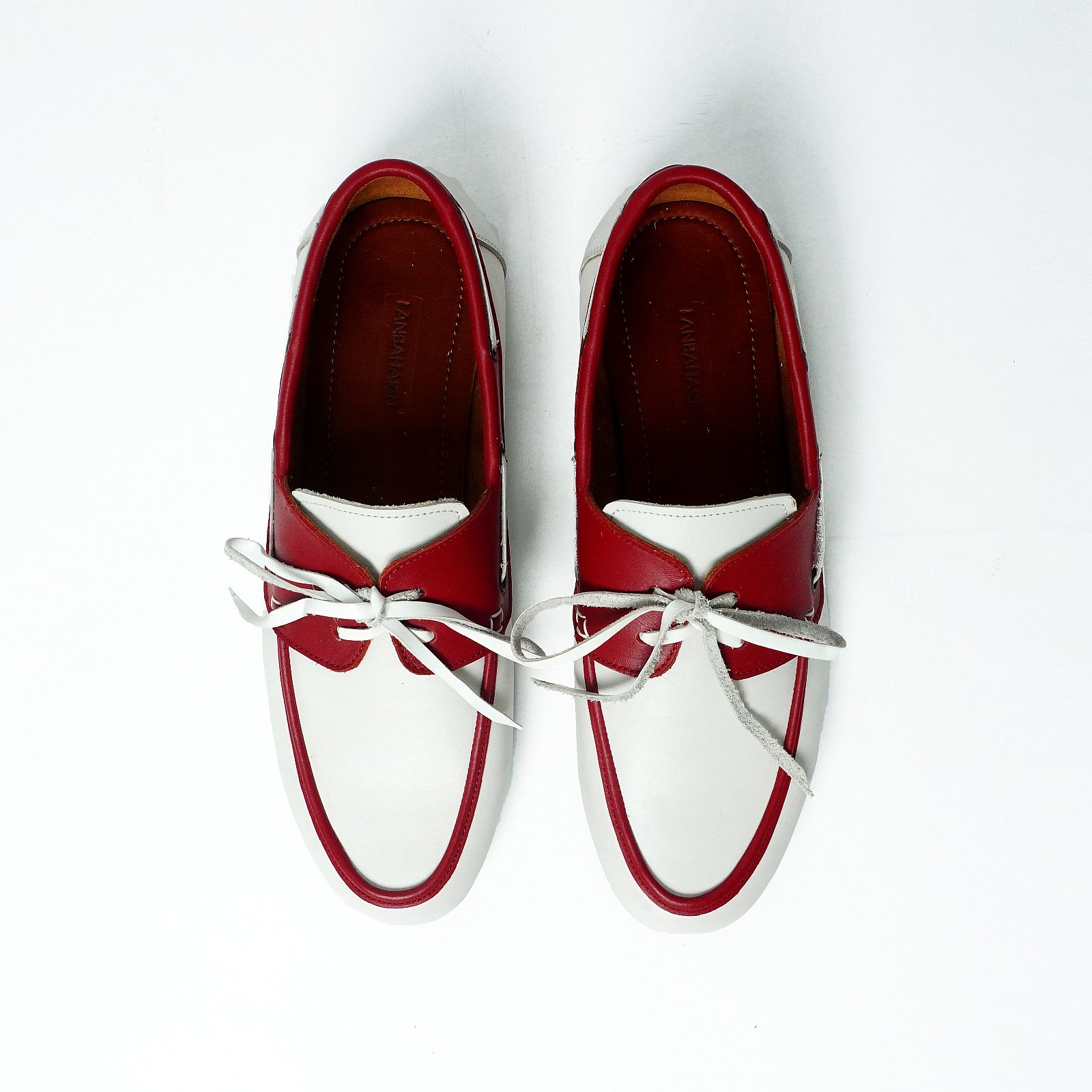 DECK MOCCASIN RED BLANCO