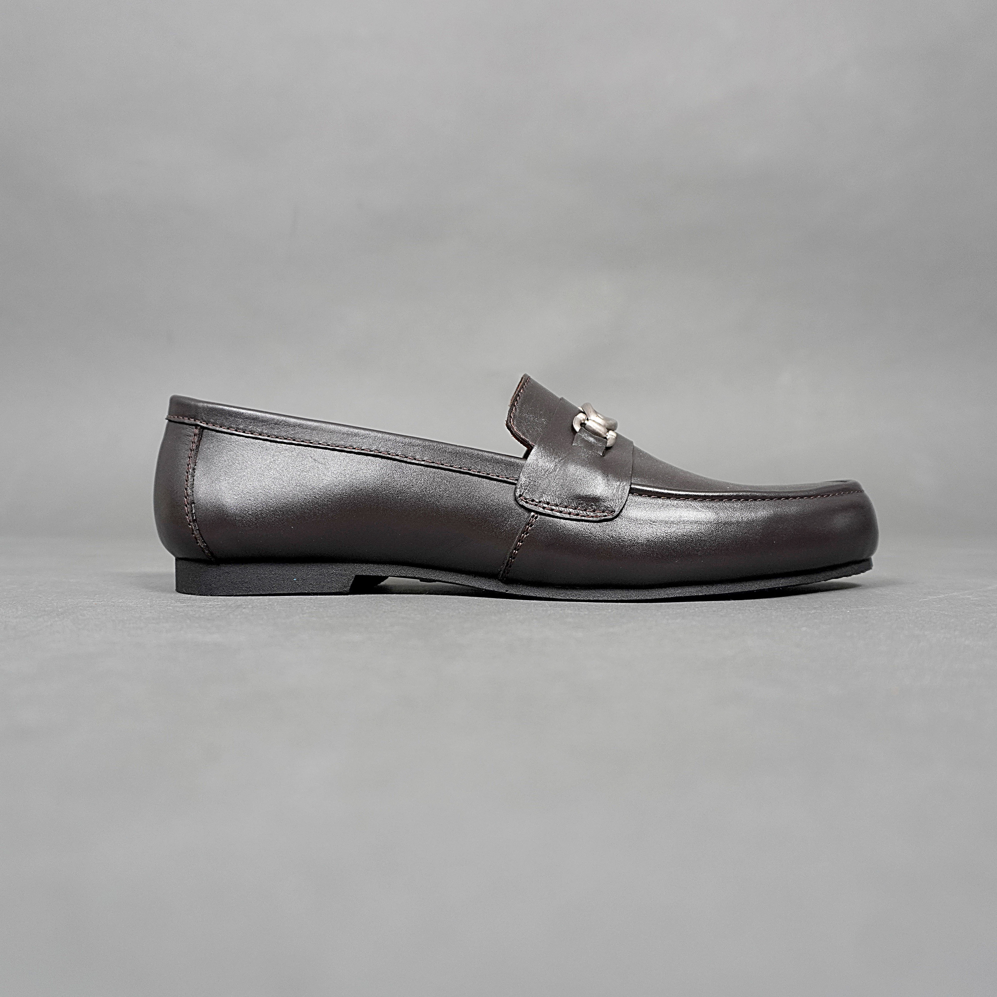 MOCCASIN HORSEBIT BUCKLE ESPRESSO