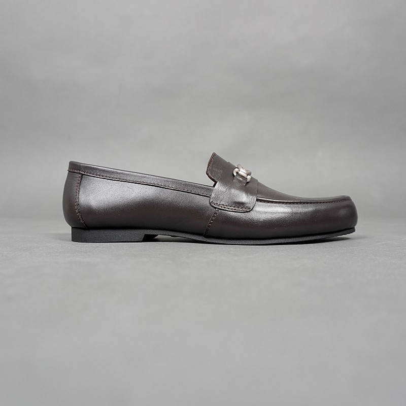 MOCCASIN HORSEBIT BUCKLE ESPRESSO